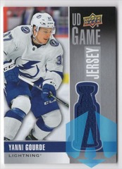 2019-20 Upper Deck UD Game Jerseys Yanni Gourde Tampa Bay Lightning #GJ-YG